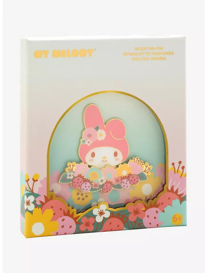 Sanrio My Melody Floral Scented Limited Edition Enamel Pin
