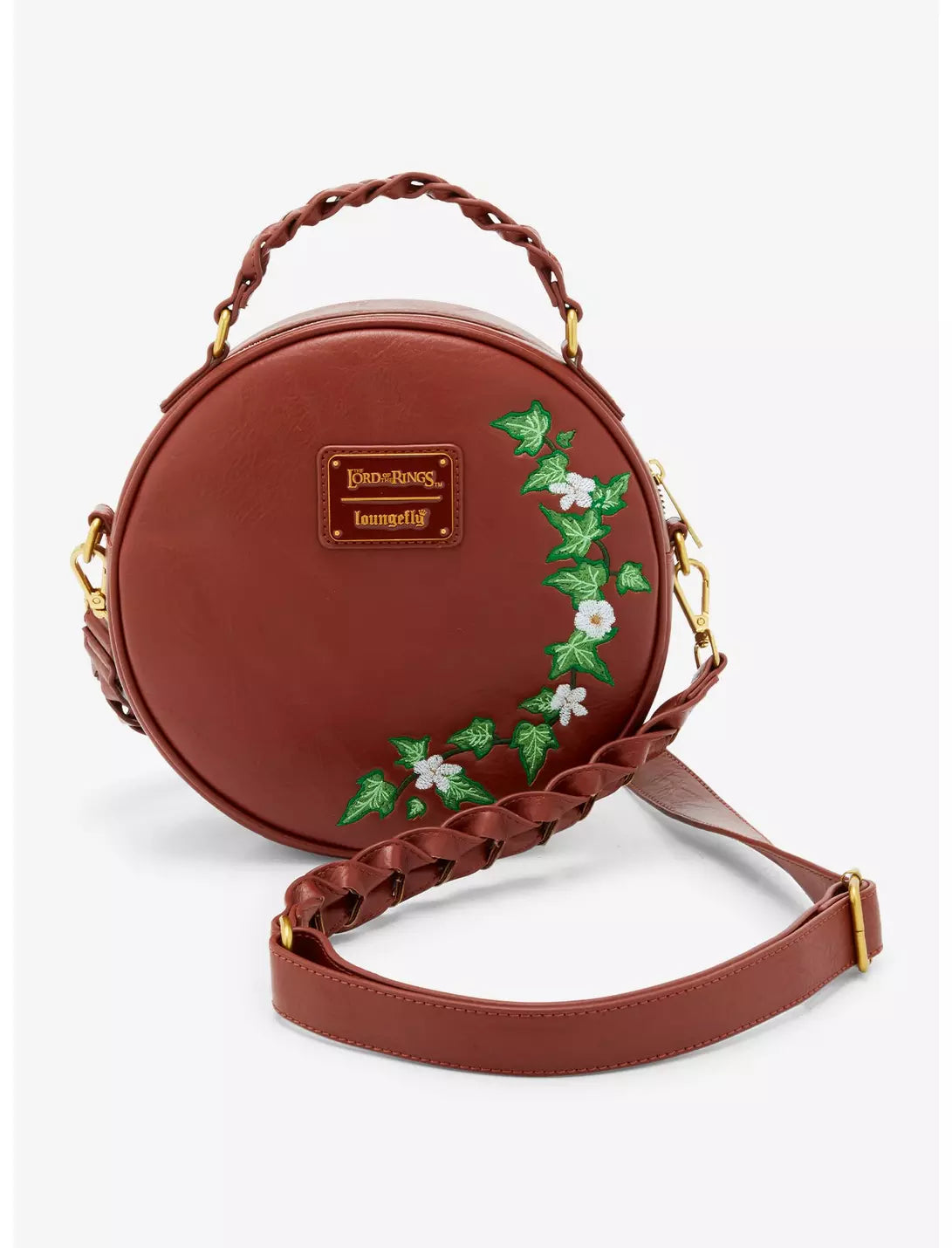 Loungefly The Lord of the Rings Floral Hobbit Door Figural Crossbody Bag