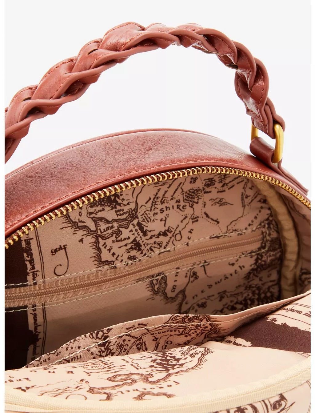 Loungefly The Lord of the Rings Floral Hobbit Door Figural Crossbody Bag