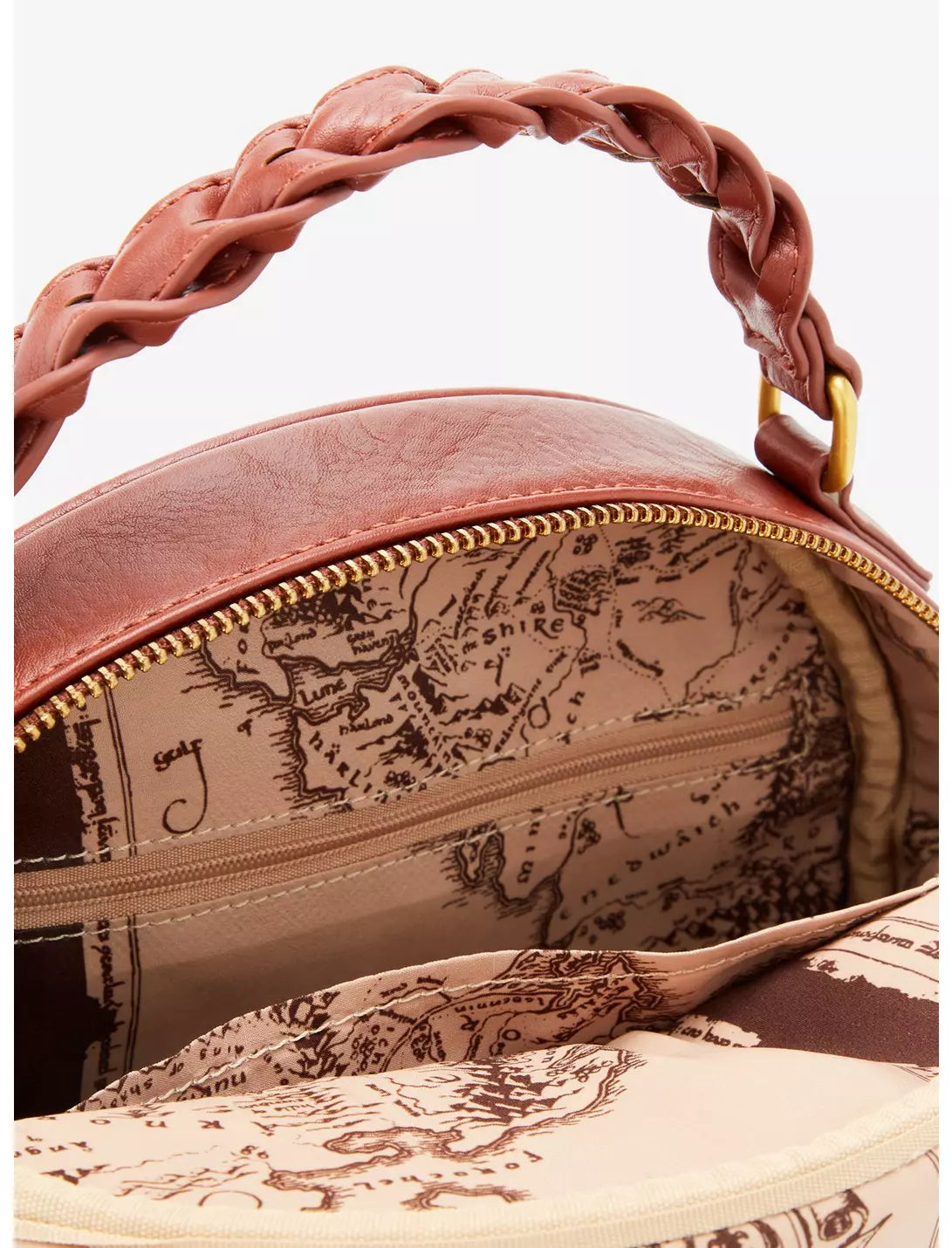 Loungefly The Lord of the Rings Floral Hobbit Door Figural Crossbody Bag