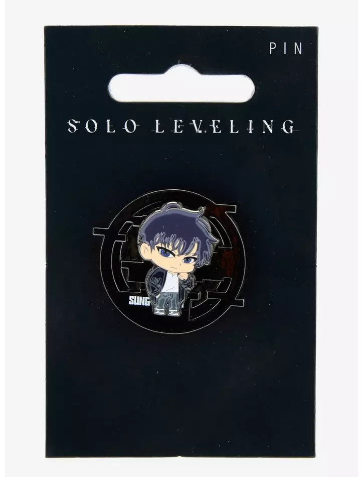 Solo Leveling Sung Jinwoo Spinning Enamel Pin
