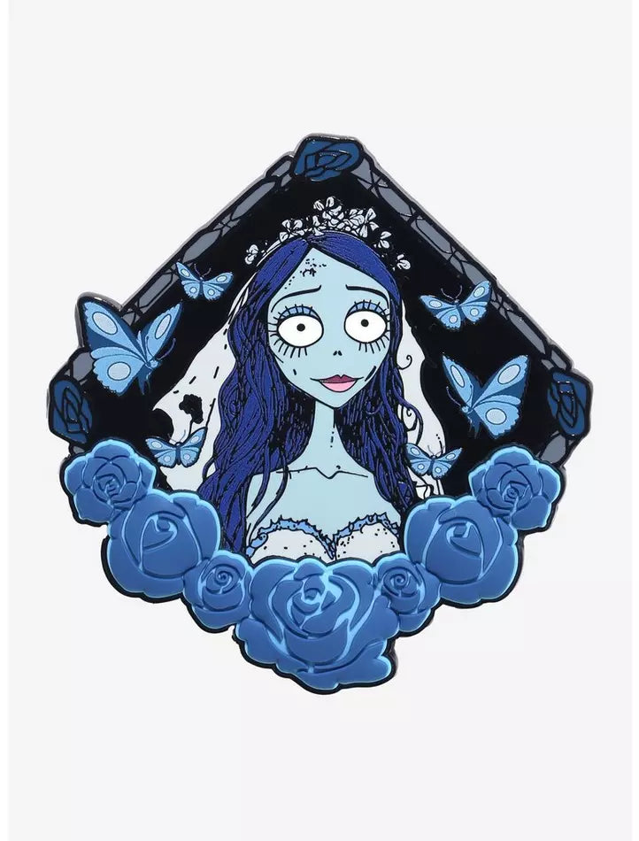 Loungefly Corpse Bride Emily Butterflies Enamel Pin