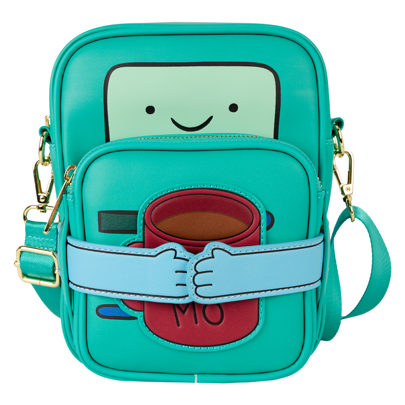Loungefly Adventure Time BMO Crossbuddies Cosplay Crossbody Bag With Coin Bag