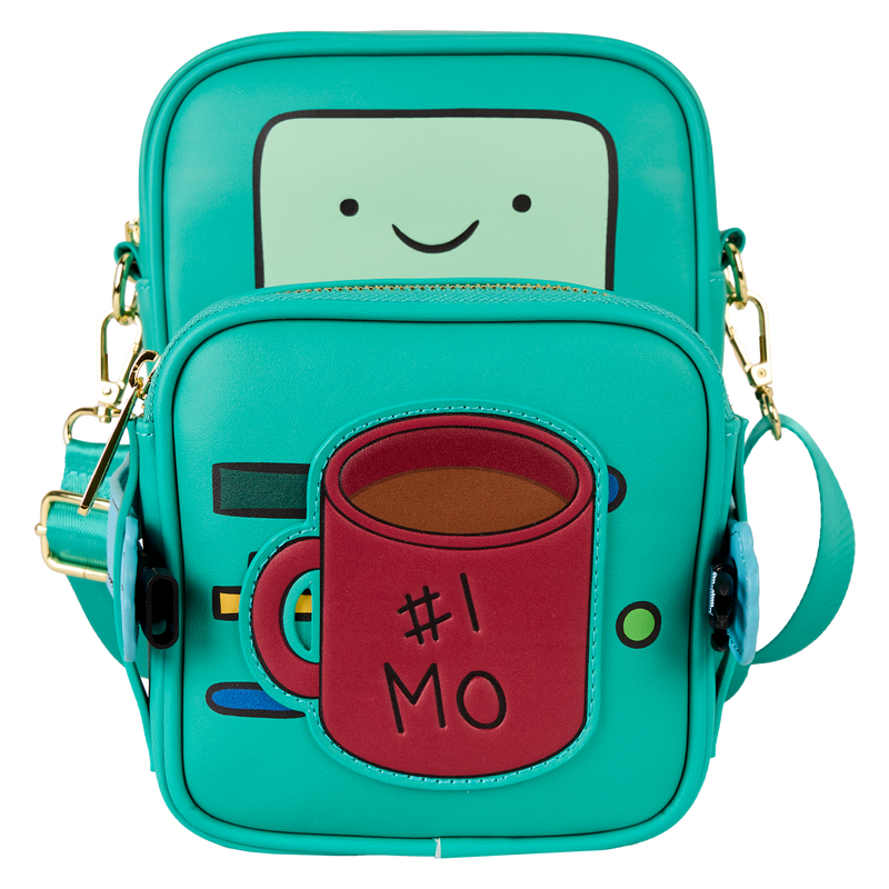 Loungefly Adventure Time BMO Crossbuddies Cosplay Crossbody Bag With Coin Bag