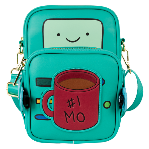 Loungefly Adventure Time BMO Crossbuddies Cosplay Crossbody Bag With Coin Bag