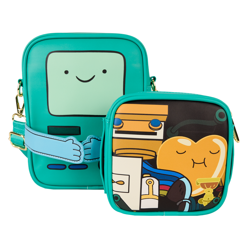 Loungefly Adventure Time BMO Crossbuddies Cosplay Crossbody Bag With Coin Bag