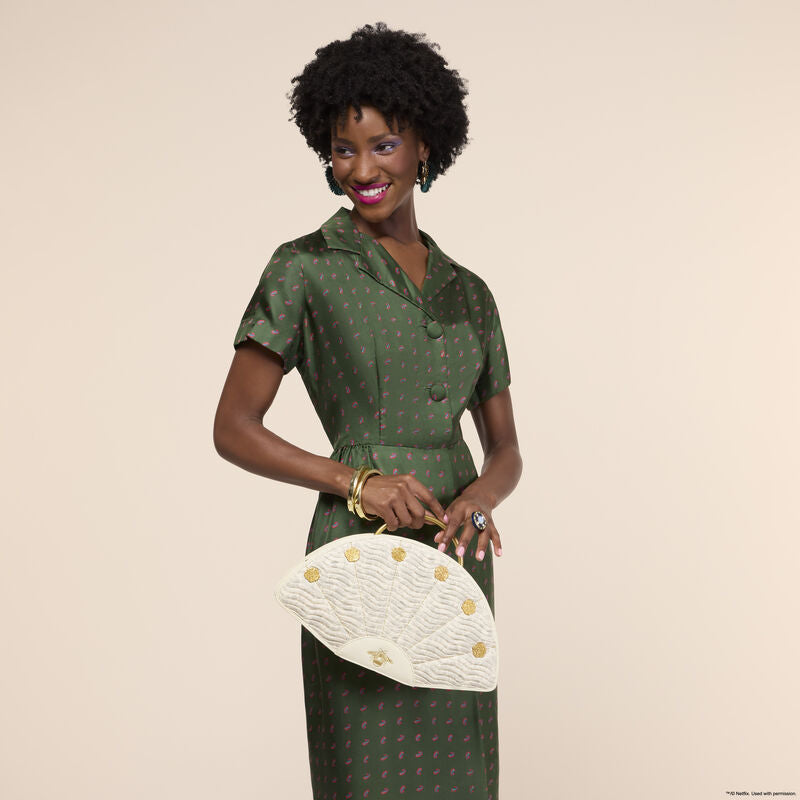 Loungefly Bridgerton Figural Fan Handbag