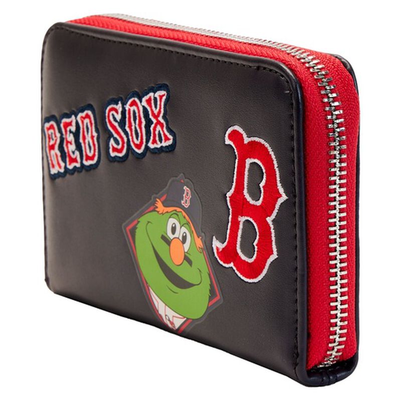 Loungefly MLB Boston Red Sox Patches Zip Around Wallet