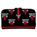 Loungefly NBA Chicago Bulls Logo Zip Around Wallet