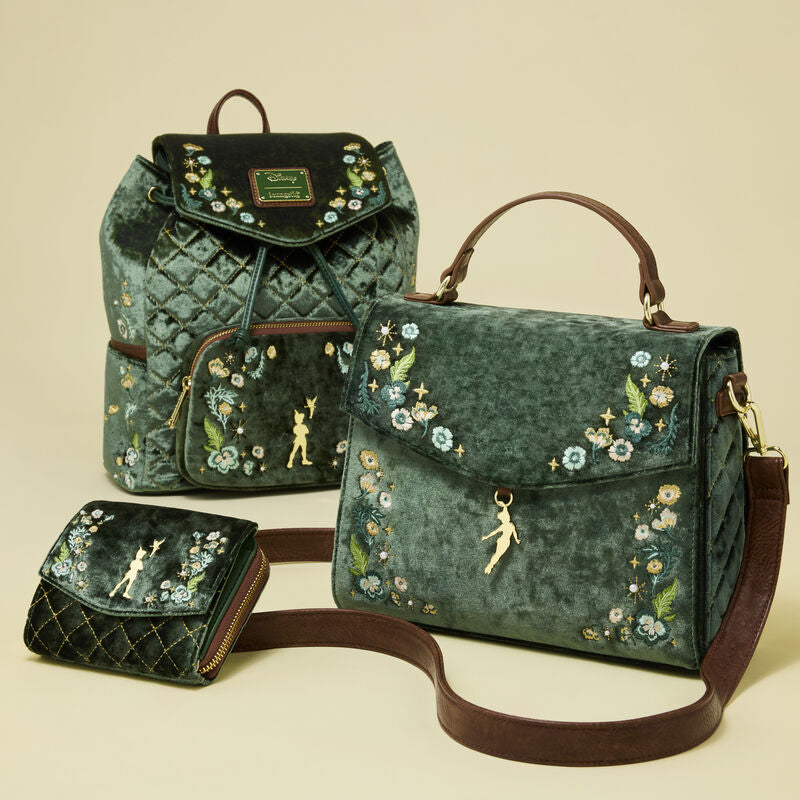 Loungefly Disney Peter Pan Exclusive Quilted Texture Collection Set