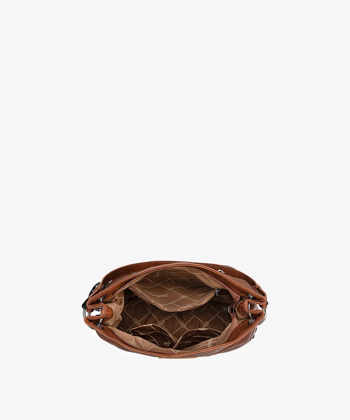 Wrangler Brown Leopard Hobo Shoulder Bag