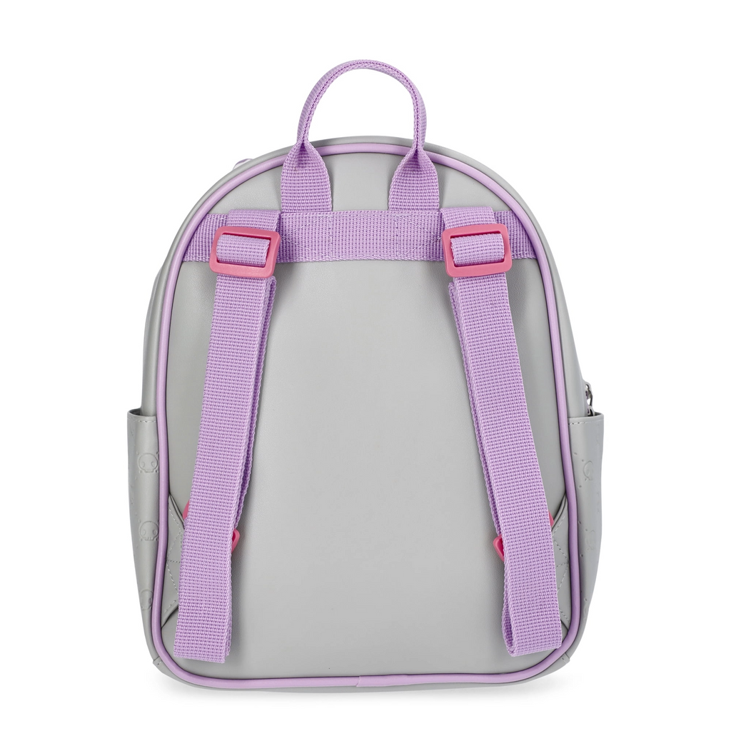 Kuromi Too Sweet Faux Leather Mini Backpack, 10.5", Purple