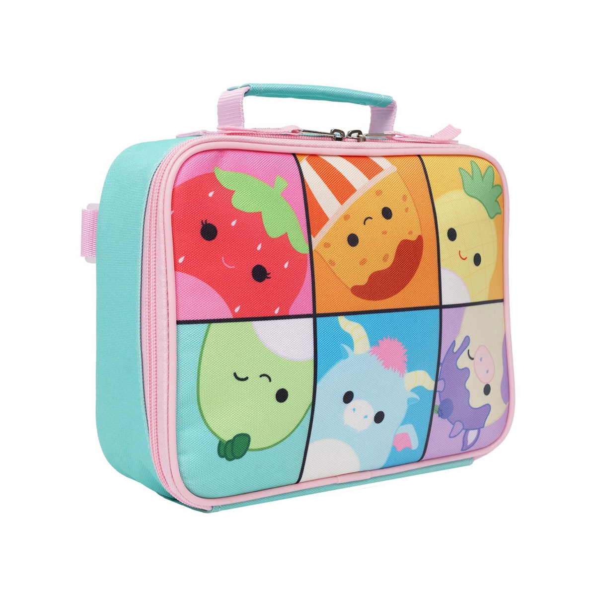 Squishmallow 5-Piece Backpack Set with Detachable Lunch Bag