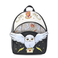 Harry Potter Owl Post 10" Mini Backpack, Black